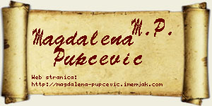 Magdalena Pupčević vizit kartica
